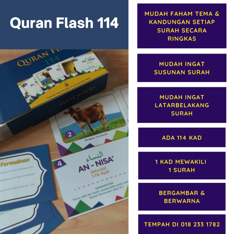 Quran Flash 114 | Flashcard 114 Surah